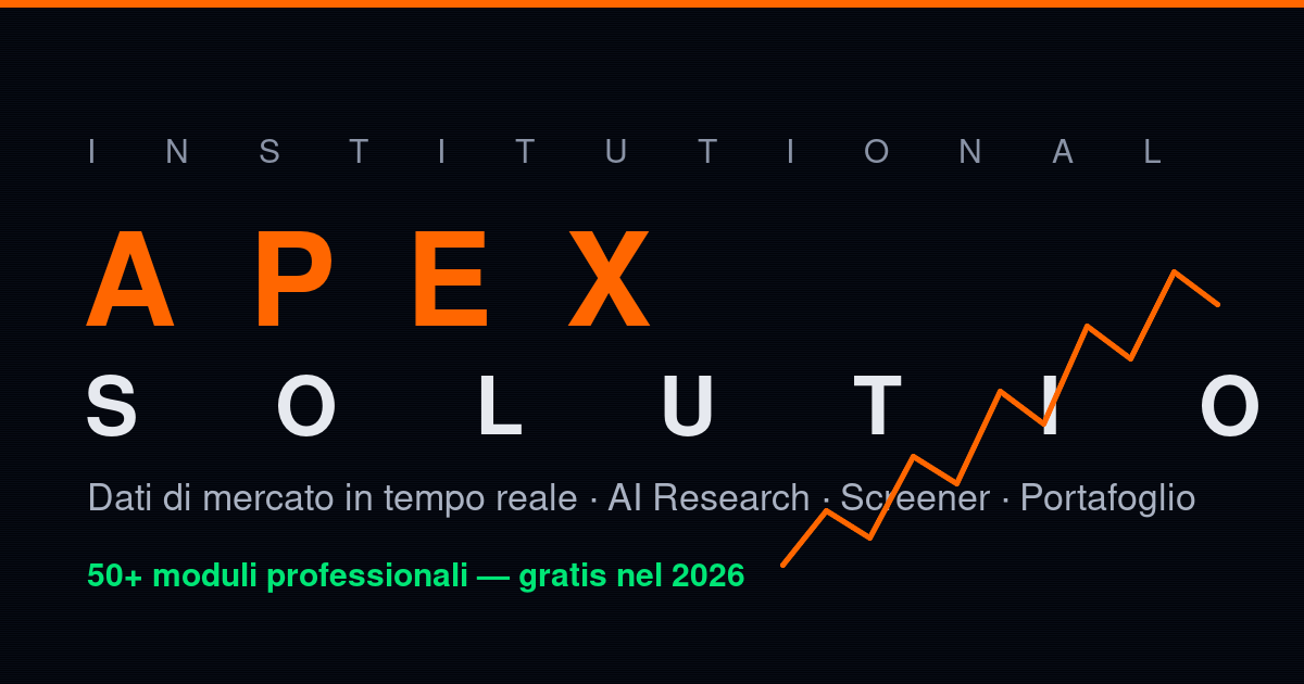 Apex Solution Platform — Free Professional Financial Analysis Terminal